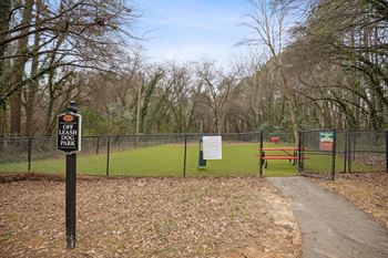 Off-leash dog park
